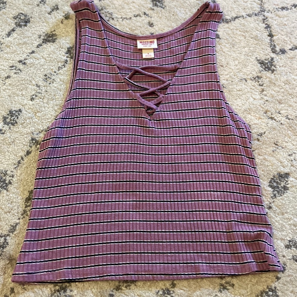 Very soft V neck tank top